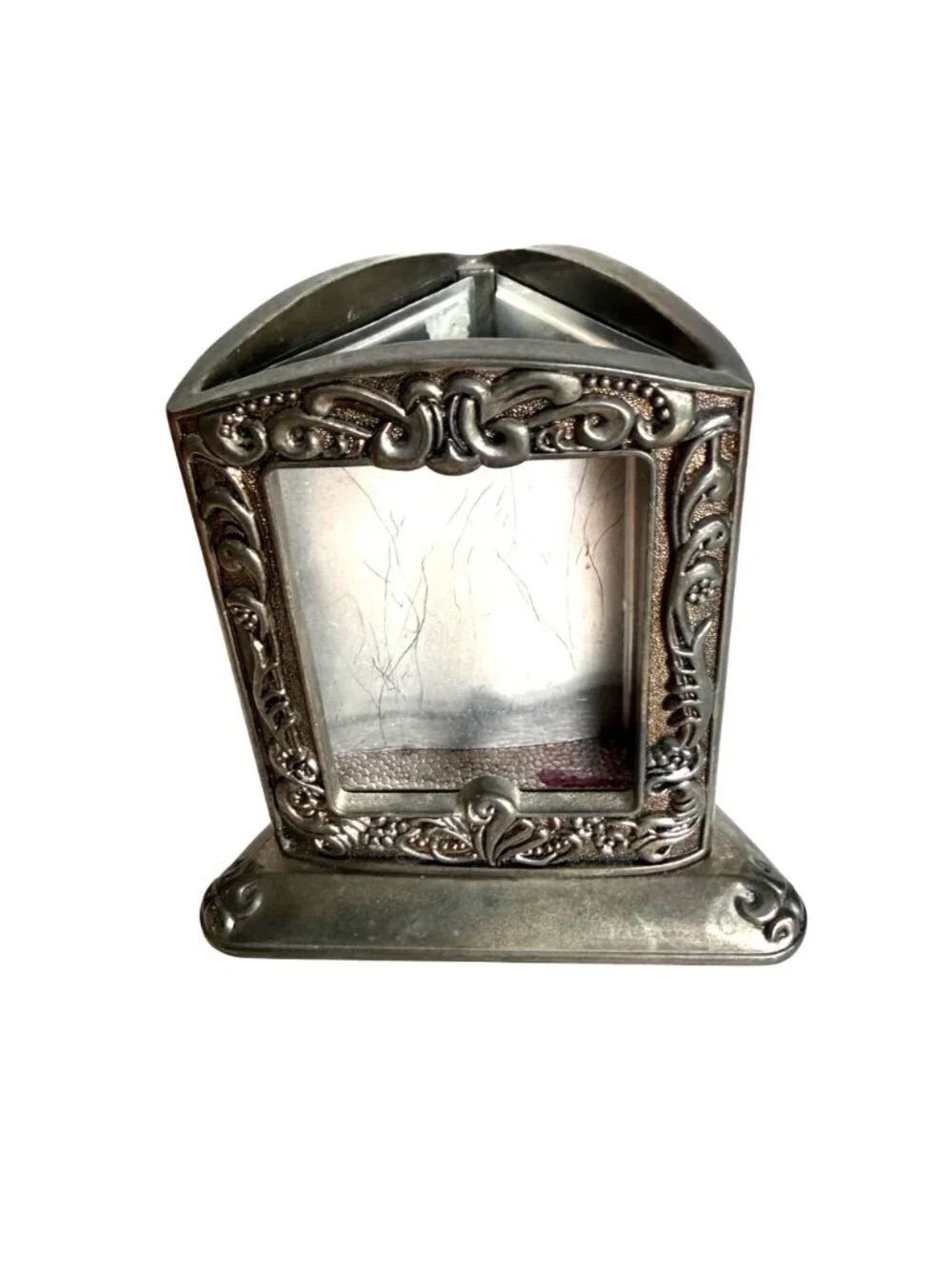 Godinger Fine Silver Plated Triangular Picture Frame 2.25x3